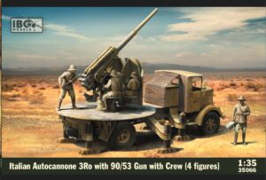IBG 35066 1/35 ITALIAN AUTOCANNONE 3R0 WITH 90/53 GUN AND 4 CREW BRITISH ARMY BATTLE SCHOOL