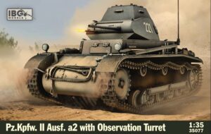 IBG Models  35077 1/35 - Pz.Kpfw. II Ausf. a2 with Observation turret