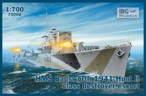 IBG Models 1/700 HMS Badsworth 1941 Hunt II class destroyer escort 70004