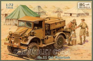 IBG MODELS 1/72 Chevrolet C15A No11 Cab Watertank 72016 Overlord