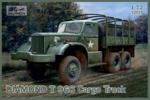 IBG 1/72 Diamond T 968 Cargo Truck # 72019 Overlord Red Ball