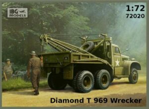 IBG Models 1/72 Diamond T 969 Wrecker Truck Model Kit 72020 Overlord