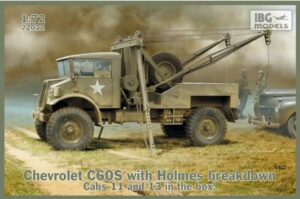 IBG Models 1/72 Chevrolet C60S with Holmes Breakdown Model Kit 72032 Logistics and Support Overlord