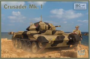 IBG MODELS 1/72 British Crusader Mk. I Tank  72065 BRITISH ARMY BATTLE SCHOOL