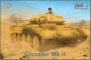 IBG MODEL 1/72 Crusader Mk. II British Cruiser Tank 72067 BRITISH ARMY BATTLE SCHOOL