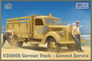 IBG MODELS 1/72 V3000S German Truck General Service 72071 BRITISH ARMY BATTLE SCHOOL