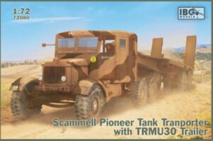 IBG Models 1/72 Scammell Pioneer Tank Transporter & TRMU30 72080  Overlord