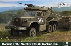 IBG 1/72 Diamond T 969 Wrecker with M2 Machine Gun 72085 Overlord Red Ball