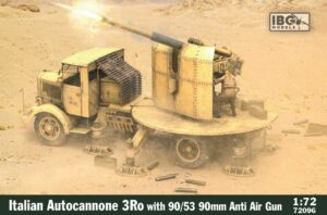 IBG 1/72 3Ro Italian Autocannone 90/53 with 90mm Anti Air Gun 72096 BRITISH ARMY BATTLE SCHOOL
