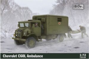 IBG 72115 1/72 Chevrolet C60L Ambulance Model Kit Overlord
