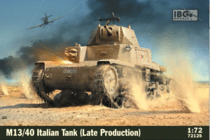 IBG Models 72125 1:72 M13/40 Italian Tank (III series - late production) BRITISH ARMY BATTLE SCHOOL