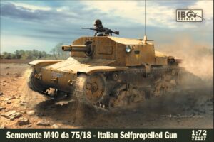 IBG MODELS 72127 1/72 - Semovente M40 da 75/18 - Italian 75mm Selfpropelled Gun BRITISH ARMY BATTLE SCHOOL
