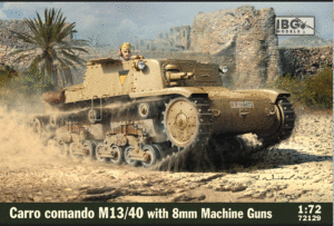 IBG Models 72129 1:72 Carro Comando M13/40 with 8mm Breda Machine Guns BRITISH ARMY BATTLE SCHOOL