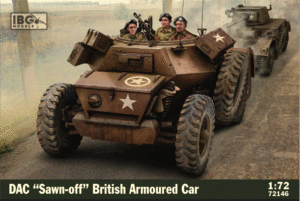 IBG Models 72146 1:72 Daimler 'Sawn-off' British Armoured Car ASSAULT ON THE RHINE
