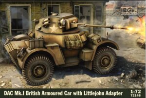 IBG 72148 1/72 - DAC Mk.I British Armoured Car with Littlejohn adapter Overlord ASSUALT ON THE RHINE