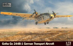 IBG MODELS 72577 1/72 - Gotha Go 244B-1 German Transport Aircraft Engine Powered Version