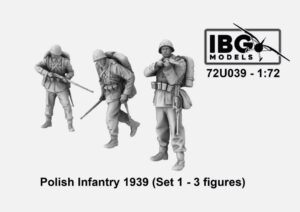 IBG Models 72U039 1/72 Polish Infantry 1939 Set 1 - 3 Figure 3D