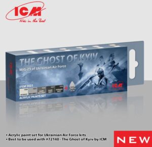 ICM PAINT SET GHOST OF KYIV UKRAINE AIR FORCE 3027