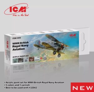 ICM 03050 - ICM Paint Set - WWI British Royal Navy Aviation