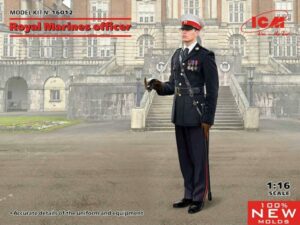 ICM 1/16 British Royal Marines Officer Plastic Model Kit  16012