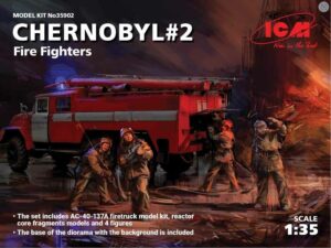 ICM 35902 1/35 Chernobyl#2. Fire Fighters 1:35 Model Kit