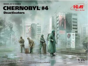 ICM 35904 1/35 Chernobyl#4. Deactivators (4 figures) Model Kit