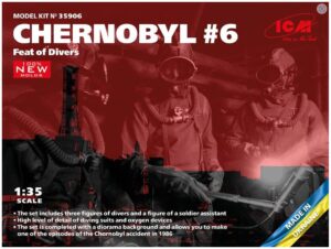 ICM 35906 1/35 Chernobyl#6. Feat of Divers 3 figures 1 Model Kit