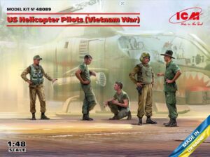 ICM 48089 1/48 US Helicopter Pilots (Vietnam War)