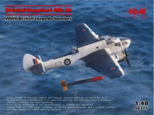 ICM 48315 - 1/48 Bristol Beaufort Mk.IA British torpedo bomber