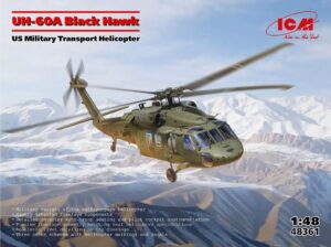 ICM 48361 1/48 Sikorsky UH-60A Black Hawk US Military Transport Helicopter
