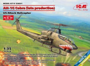 ICM 53031 1:35 scale Bell AH-1G Cobra (Late Production) US Attack Helicopter