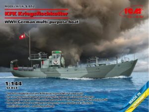 ICM S012 1/144 KFK Kriegsfischkutter wWII German Boat Plastic Model BATTLE FOR THE SCHELDT