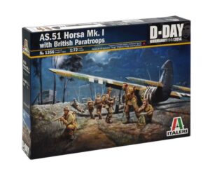 Italeri 1356 1/72 AS.51 Horsa Mk.I with British Paratroops23. Overlord
