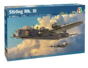 Italeri 1462 1/72 Stirling MkIII RAF British Military Bomber Aircraft Model Kit BMB CD