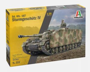 Italeri 223 1/35 Sd.Kfz.167 Sturmgeschutz IV German WW2 Tank Destroyer Model Kit Overlord West Wall