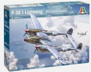 Italeri 1/48 2834 P-38 J Lightning ETO and F5E Recce Version