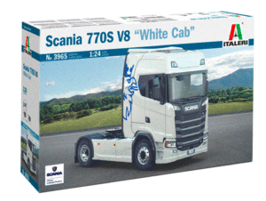 Italeri 3965 1/24 Scania S770 V8 White Cab Model Kit TRUCK