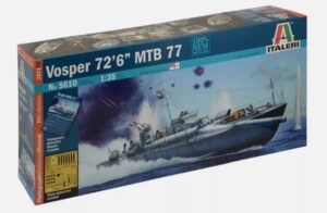 ITALERI, 5610 1/35 Royal Navy Vosper 72 6 MTB 78 boat to assemble and paint,