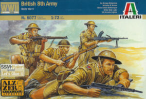 Italeri 1/72 20mm WWII British 8th Army IT6077 BRITISH ARMY BATTLE SCHOOL