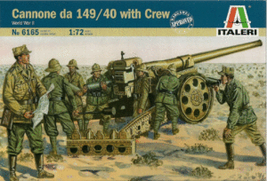 Italeri 6165 1:72 Cannone da 149/40 with Crew