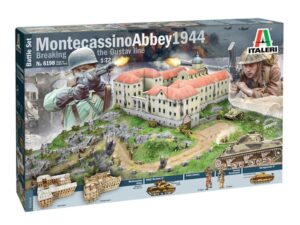 Italeri 6198 1:72 Montecassino Abbey 1944 Breaking The Gustav Line battle Set