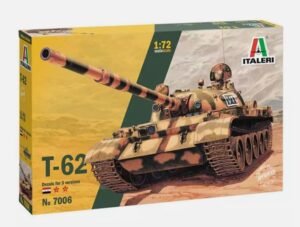 Italeri 7006 1/72 T 62 Russian Tank Military Model Kit