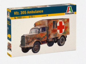 Italeri 7055 1/72 Military Vehicle Kfz. 305 Ambulance SW