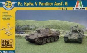 ITALERI 7504 1/72 WW2 German PZKPFW.V Panther Ausf G FAST ASSEMBLY Kit