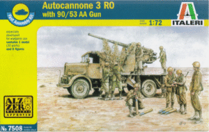ITALERI 7512 1:72 8.8 cm. FLAK 37 AA Gun - FAST ASSEMBLY and 8 figures 88 BRITISH ARMY BATTLE SCHOOL