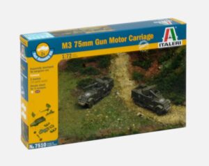 ITALERI 7510 1/72 M3 75mm Gun Motor Carriage Fast Assembly Model Kit