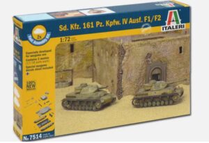 ITALERI 7514 1/72 German Panzer IV Sd Kfz 161 F1/F2 2 X Wargame Tanks Model Kit