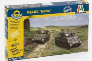 Italeri 7520 1:72 M4A3E2 'Jumbo' Sherman (Fast Assembly) 2 X KITS included WEST WALL ASSAULT ON THE RHINE