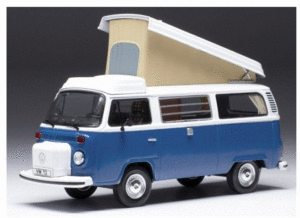 IXO CLC502 1/43 1978 Volkswagen T2 Westphalia Camping Van Blue/White
