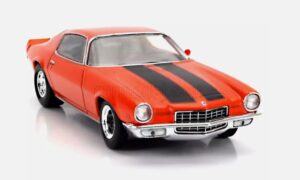 IXO DIECAST CLC532 1/43 1972 CHEVROLET CHEVY CAMARO RS-Z28 IN ORANGE & BLACK